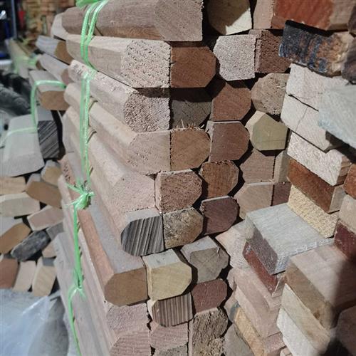 栅栏机栏杆填充实木松木栅栏机杆内衬塞木固定八角杆造型加长强塞