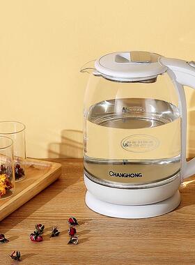 Glass electric heating water kettle healRth pot 玻璃电热水壶