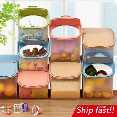 rice bottle pot cover food plastic storage container box can