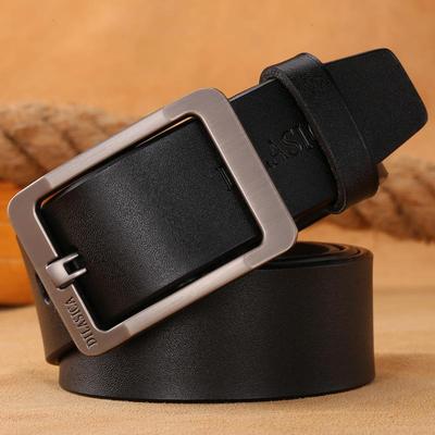 Mens Waist Belt Men Belts Leather Man For Jeans Black Male