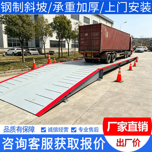 大型加厚100吨120吨地磅汽车衡工地挂车矿山称重专用加厚地磅秤
