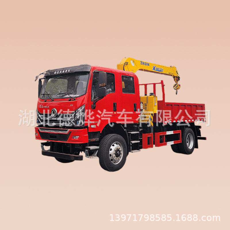 东风四驱5吨吊机底盘重型搬运