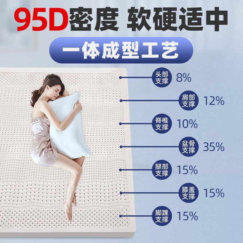 泰国乳胶床垫抗菌天然原液软垫家用儿童学生宿舍榻榻米厚薄垫