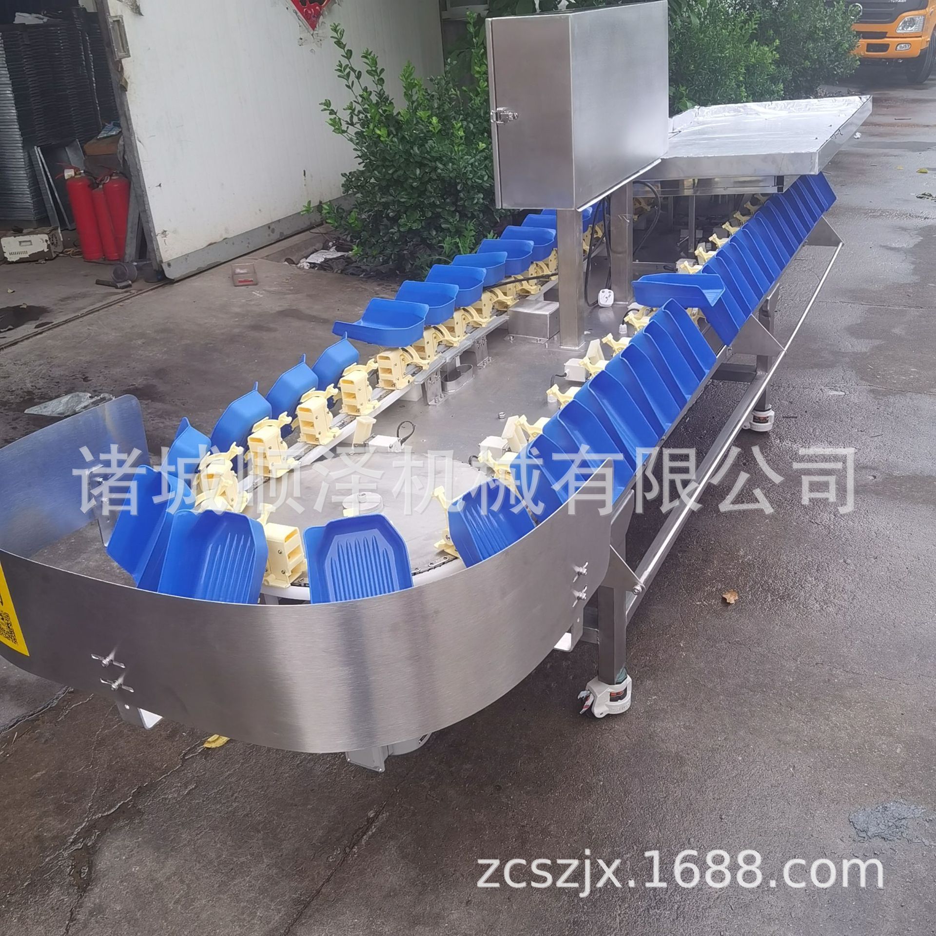 海参分头机 转盘式海参分头机 顺泽小龙虾全自动重量分选机
