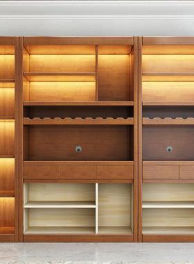 简约代客49684厅餐3酒柜厅现餐边柜245门组合酒柜玻璃展示柜茶水