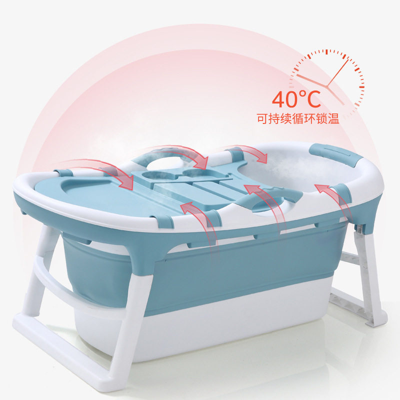 可折叠成人泡澡桶大人洗澡桶全身家用浴桶儿童加大塑料洗澡沐浴缸