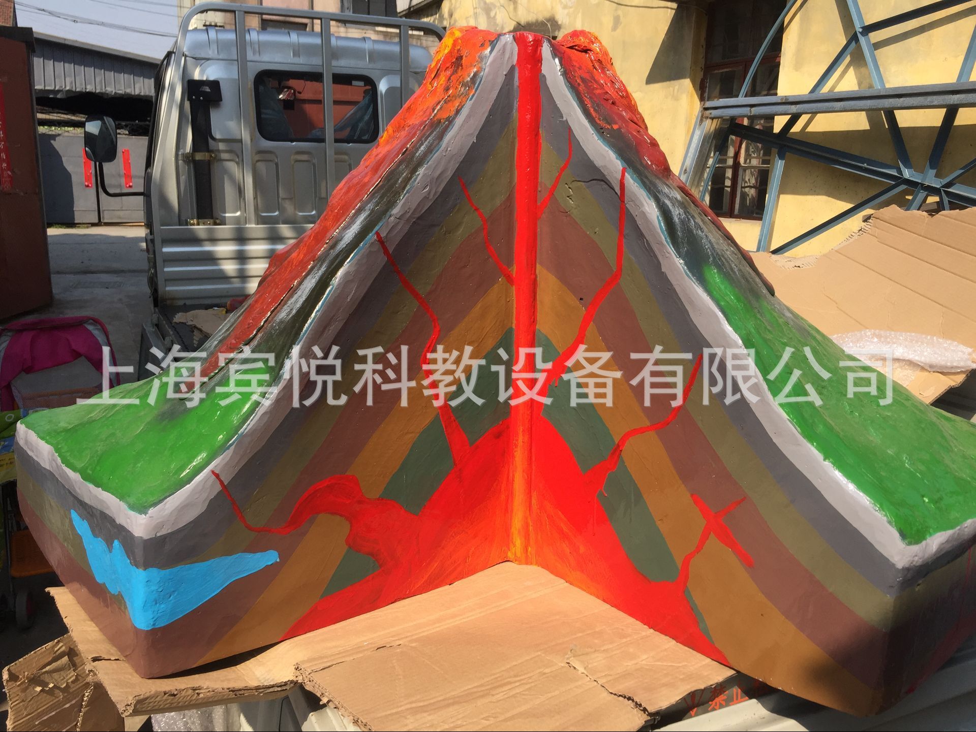 【地理教室】【火山喷发模型】【地理模型】