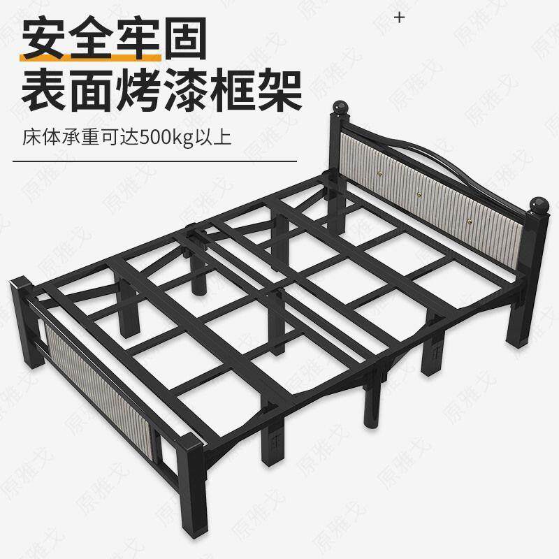 叠床护床单人家用出XQG租屋成人双人床儿童午休床便携陪折床木板