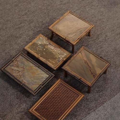 茶具茶盘台家用小ct-098茶台简茶茶桌壶垫约海茶托茶茶道干泡台