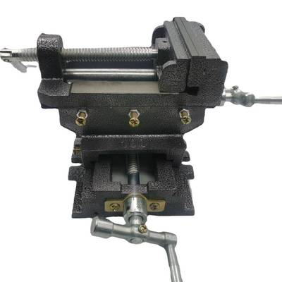 十字平口精钳重型密移钻动54081台虎钳台双向移动台精钳高度