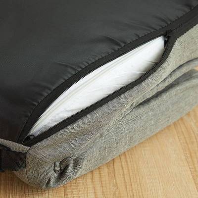 日式懒人沙发飘窗榻榻米座椅科技布可折叠床上靠背椅户外无腿椅子