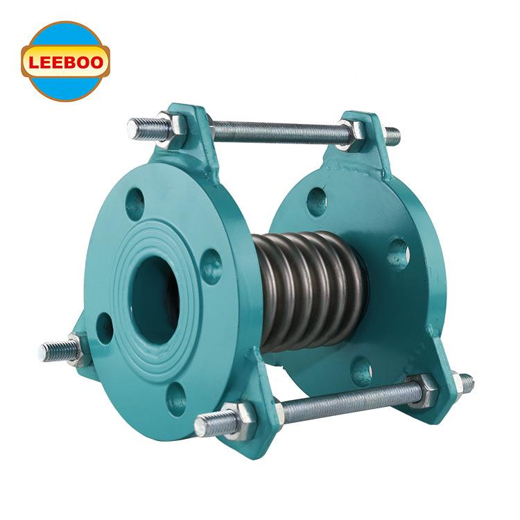 34不锈钢金属波兰纹管补偿器向内压法式波纹补轴偿接头膨0胀节