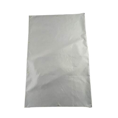 灰色露营硅胶涂层车用防火毯灭火消防逃生防火布户外阻燃布灭火毯
