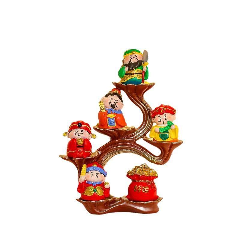 财神爷摆件办公室招财五福创意玄关家用旺财装饰品开业乔迁礼品新,家居饰品,装饰摆件,淘宝优惠券,粉丝福利购,淘宝优惠卷