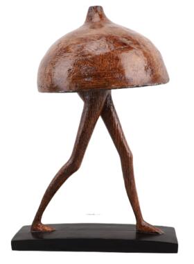 现代简约创意抽象蘑菇人物摆件客厅卧室书房样板房办公室家居饰品