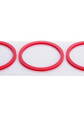 3个装配底座0.8升带刻度亚克力储液桶配CaMg标签贴纸滴定桶