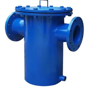 碳钢篮式过滤器直通法兰泳池毛发收集器快开式管道滤网除污器