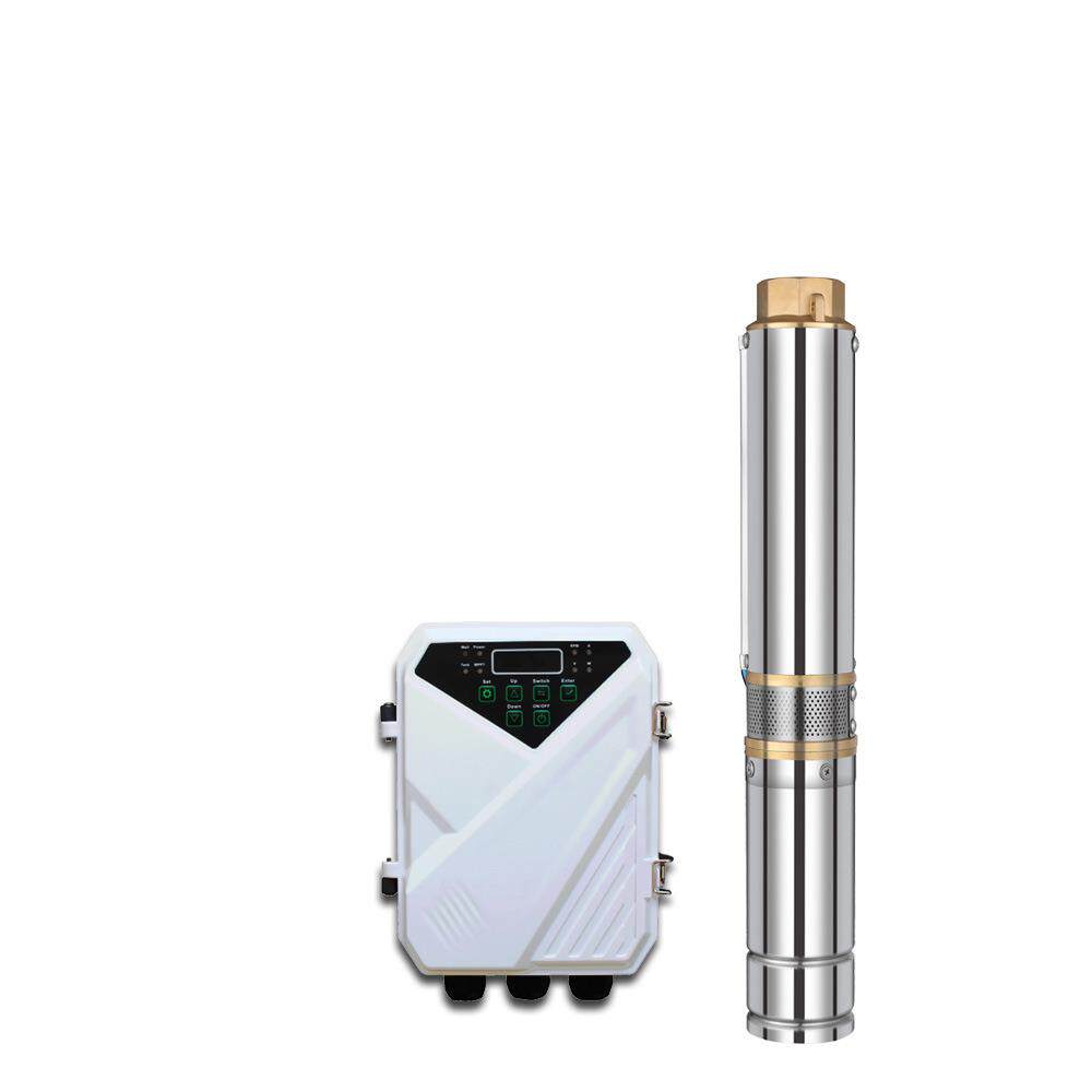 3寸直流无刷太阳能泵农田灌溉潜水抽水泵家用农用水泵