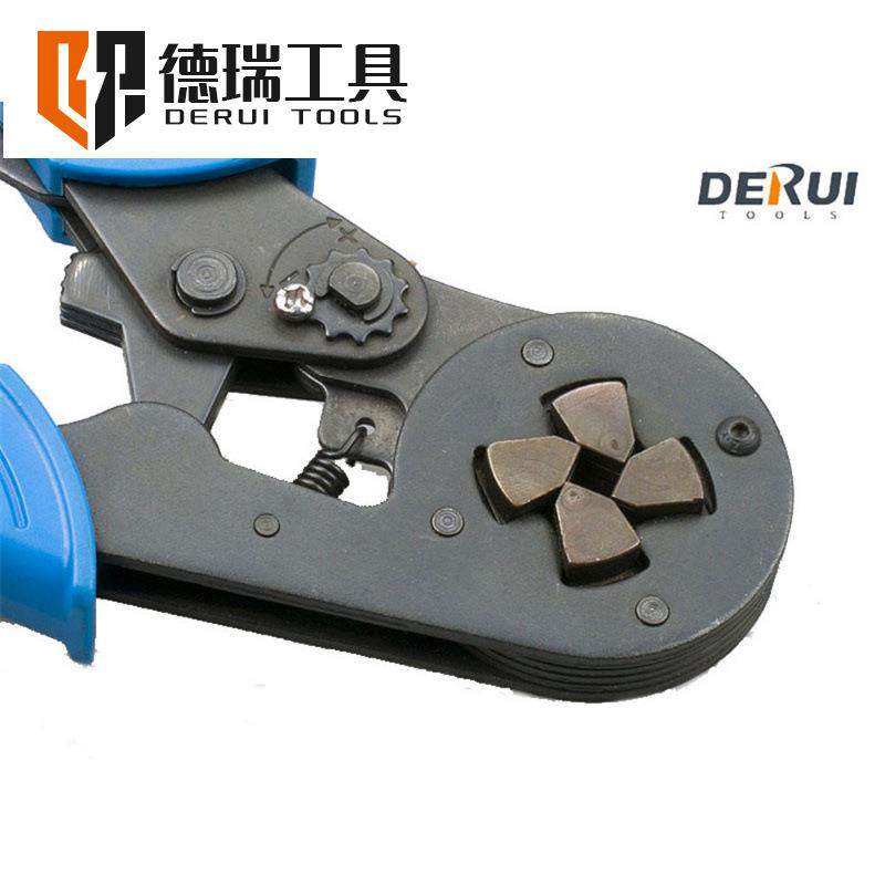 德瑞工具HSC816-4迷你型自调式压线钳压接端子钳端子压接工具