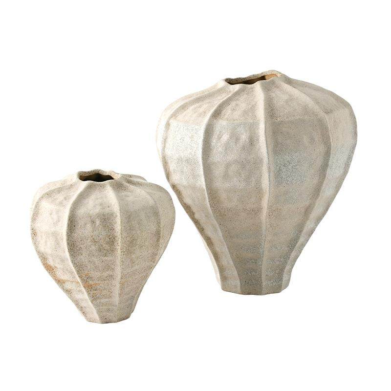 新中式家饰软装陶瓷花瓶样板间侘寂风插花器客厅电视柜装饰品摆件