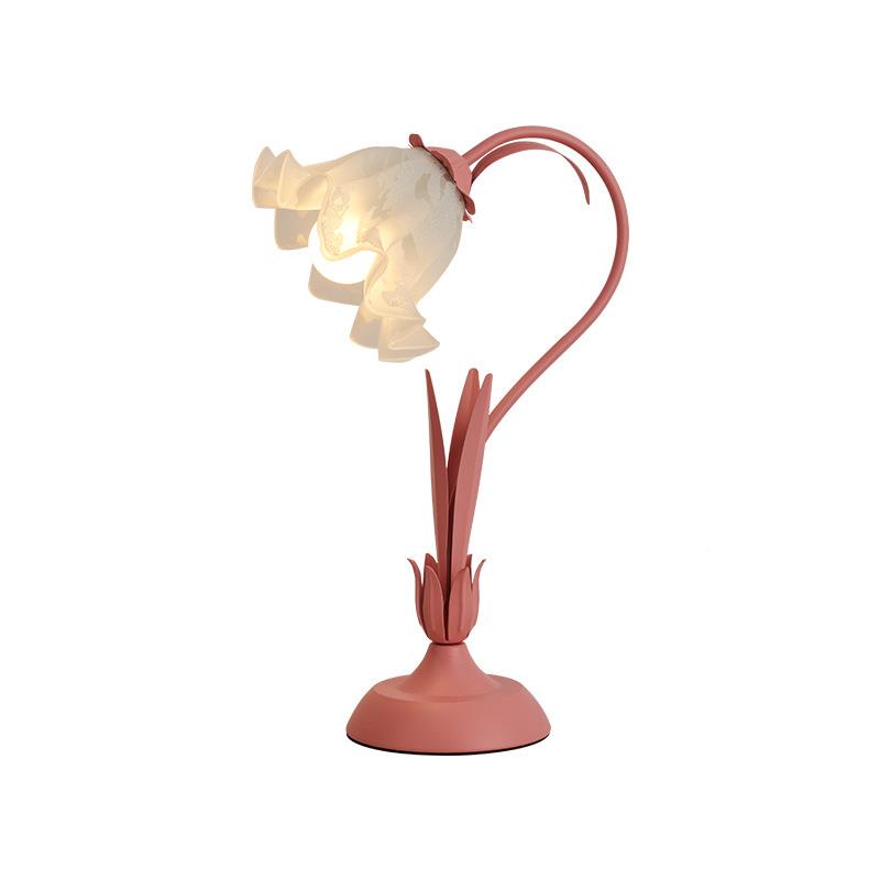 铃兰朵台灯卧室床头灯6厅氛围灯客沙发2735旁茶几装饰台灯花17L