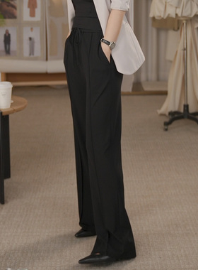 一支探戈丨小个子极简 面膜凉感轻盈哑光垂顺百搭直筒裤2520520