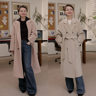 一支探戈丨小个子极简 镇店珍藏801进口羊毛羊绒大衣B版本2541114