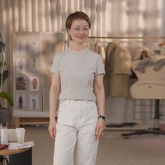 一支探戈丨小个子极简 精选新疆长绒棉基础款修身圆领T恤10208