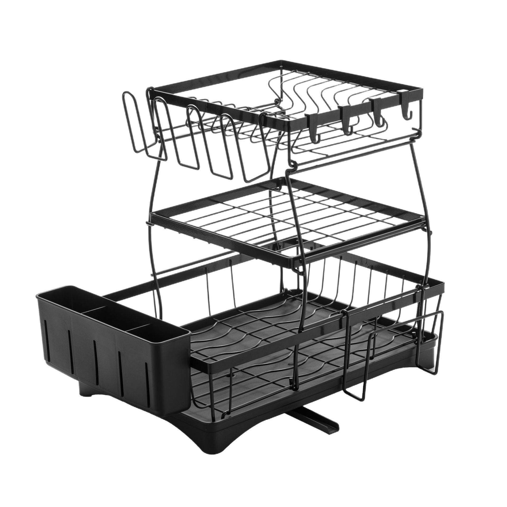 厂家厨房置物架台面多功能碗碟沥水架筷勺杯收纳厨房整理架,厨房/烹饪用具,抹布架/厨房清洁收纳架,淘宝优惠券,粉丝福利购,淘宝优惠卷