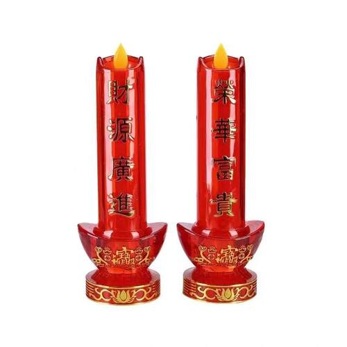 厂8071/8072/8073型号摇摆电焟烛仿真红色火焰灯LED电子蜡烛