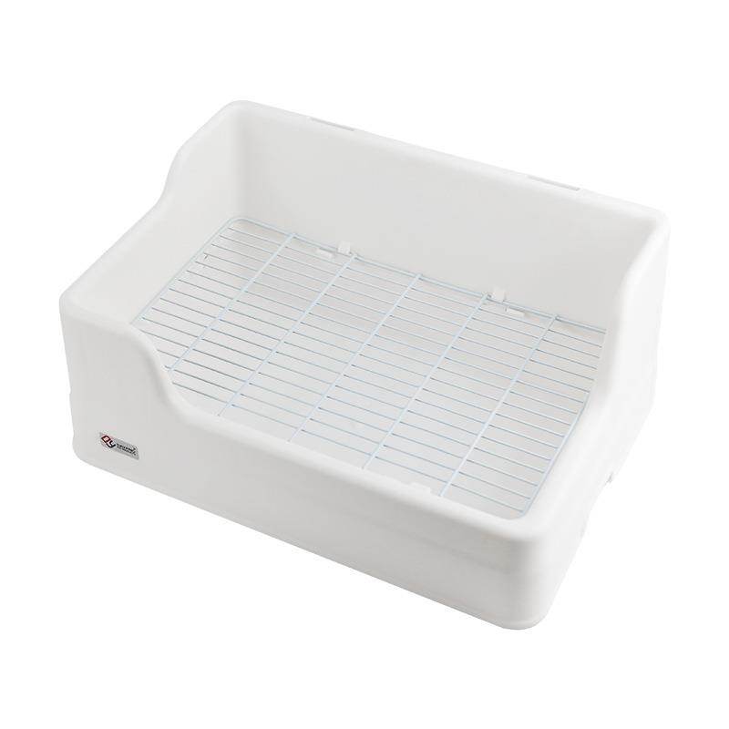 分体式大厕所52052033防掀翻防喷尿宠双号固定兔豚子鼠物便盆