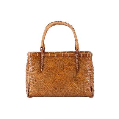 非遗手提竹编包包女式提包复古竹编篮子竹编包大全竹制品工艺品包