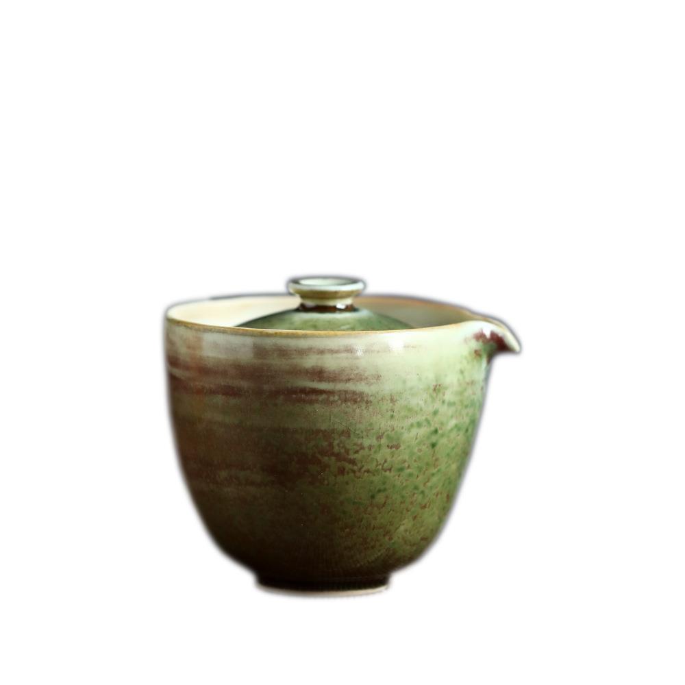 复古手工盖碗手作苏打釉窑变釉粗陶茶碗精品茶器功夫茶具孤品