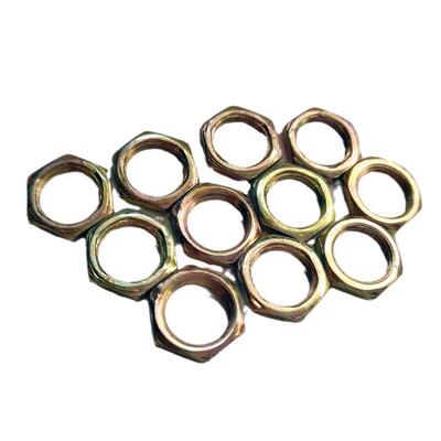 现货供应电位器螺母螺母六角螺母M7/M9细牙薄螺母镀彩