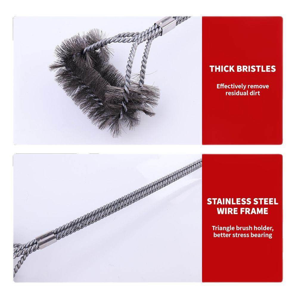 锅炉刷三件套不锈钢丝框加粗毛刷烧烤架刷不锈钢三角网架刷净清洁,五金/工具,油漆刷/滚筒,淘宝优惠券,粉丝福利购,淘宝优惠卷