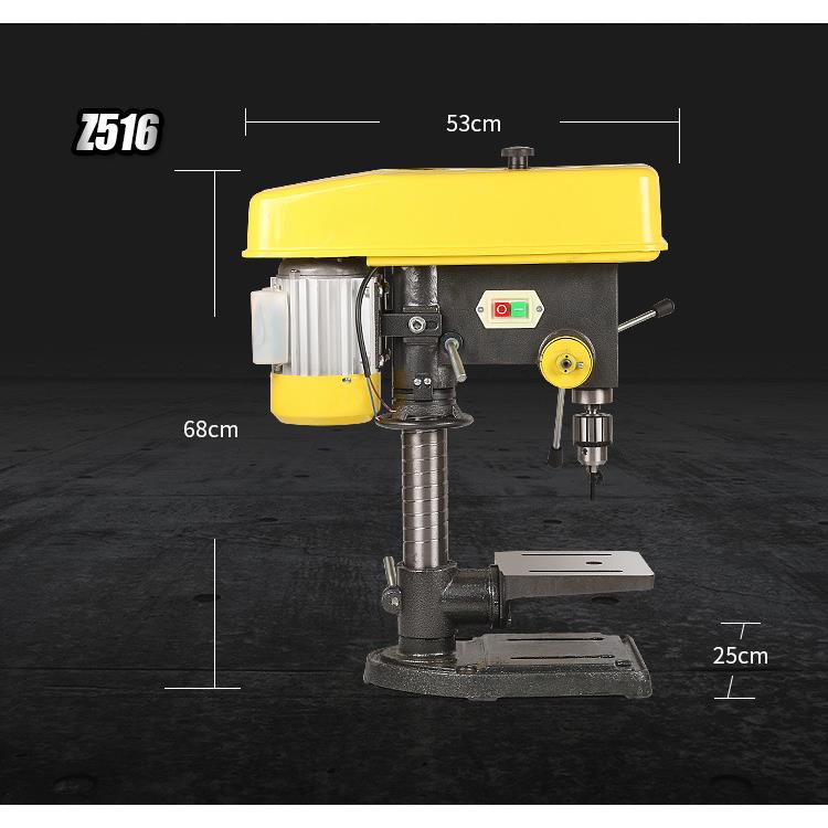 三相工业级380V多能大功率Z516380不锈小型家功钢台用式钻床台钻1