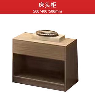 酒店家具客房复合多层板两床一柜标准间床柜家居简约现代卧室家具