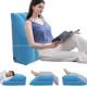PVC植绒充气腿枕新款 斜坡枕腿部抬高多功能休闲充气靠枕