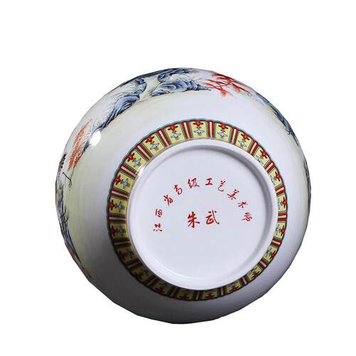 景德镇陶瓷花瓶摆件瓷器珐琅彩中式客厅办公室装饰工艺品礼品