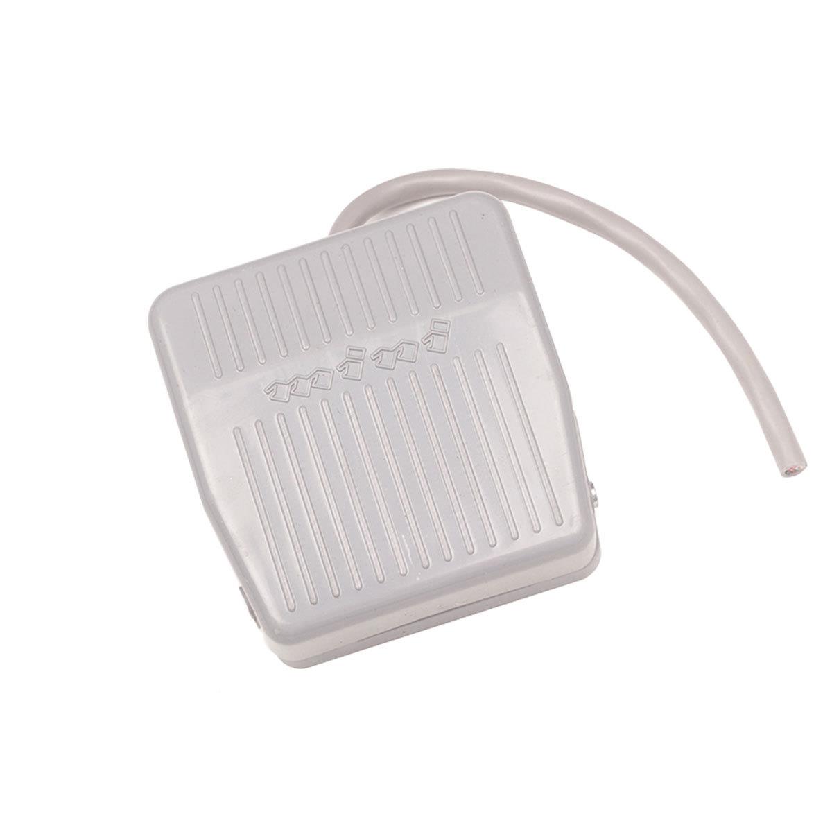 元得TFS-201小型脚踏开关外方型塑料器壳灰脚TFS-201踩控制色FS-2