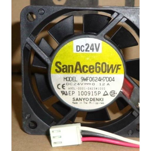 24V发那科变频器风扇SanAce60WF6厘米9WF0624H7D04A90L-0001
