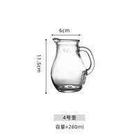 Thickened l glass commercial wine jug 500ml hotel KTV wine thumbnail 6