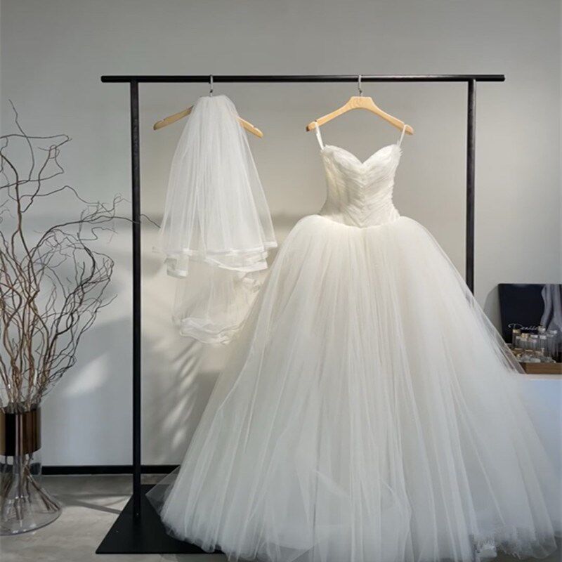 黑色落地婚纱展示架礼服架子汉服挂衣架中式秀禾陈列货架头纱挂杆