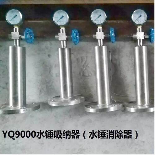 水锤吸纳器YQ9000-16P水锤消除器304不锈钢法兰连接式