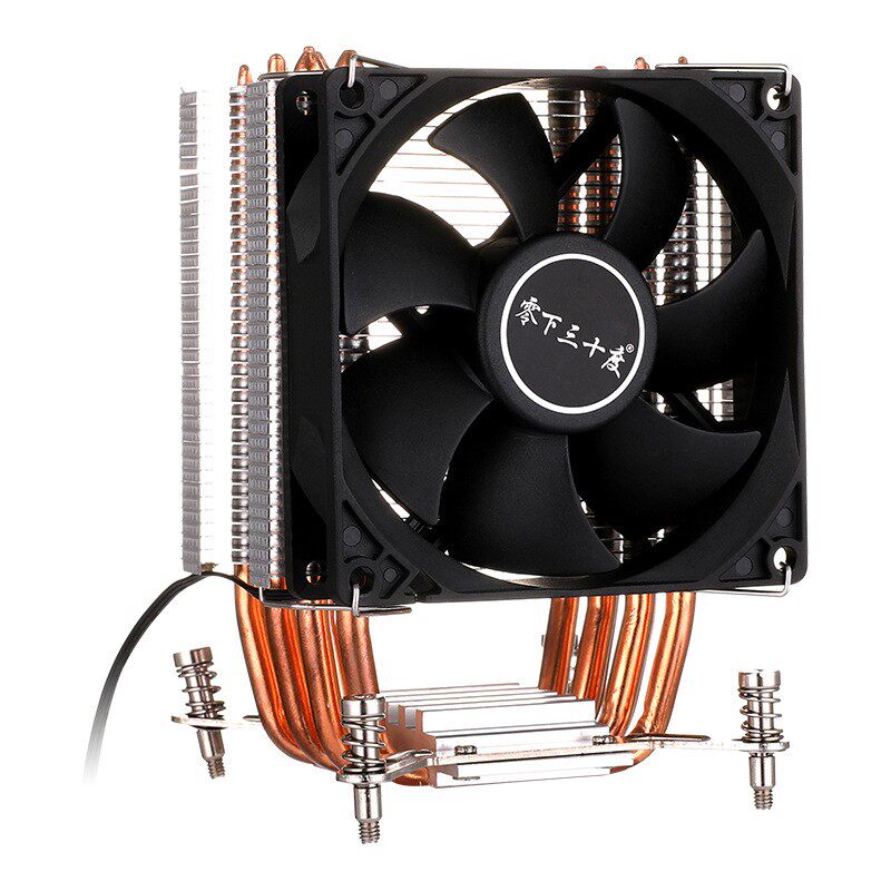 X79cpu散热器6铜管热管CPU散热风扇超静音 X99双路服务器主板2011