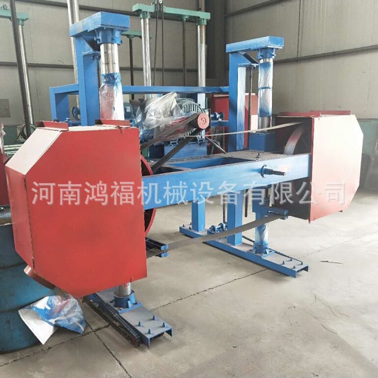 鸿福小型数控龙门带锯机精细开料
