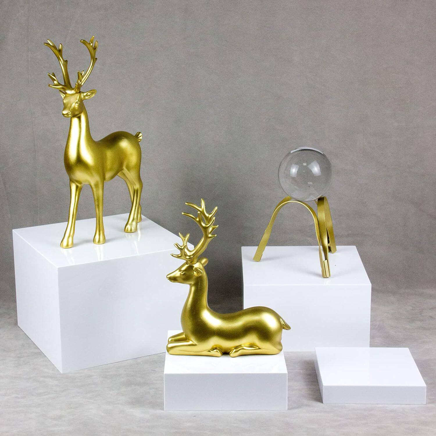 白色亚克力立方体纸杯蛋糕甜点展示架自助餐展示盒
