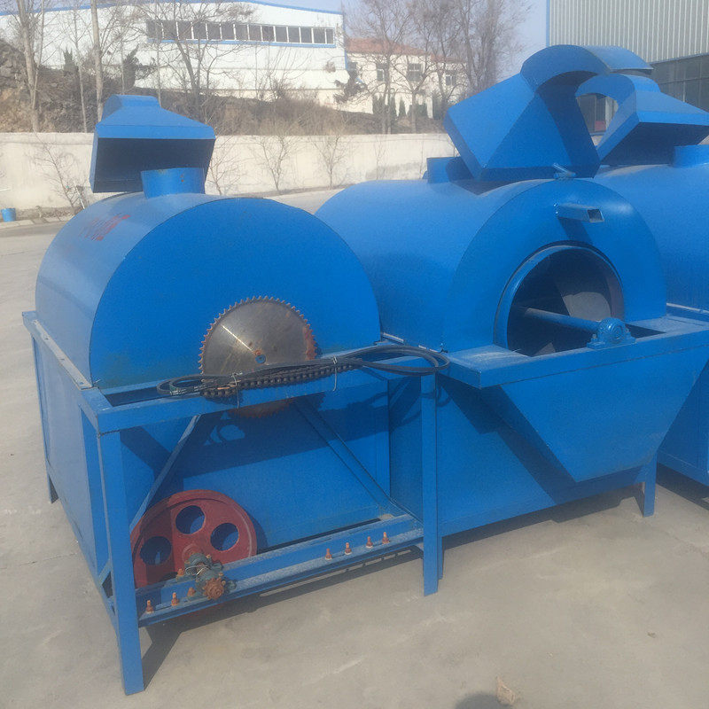 供应多用途滚筒炒料机 炒锅烘干机 封闭式芝麻翻炒机炒料机