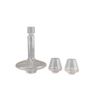 现代简约高档透明玻璃红酒醒酒器摆件餐厅酒柜客厅软装家居装饰品