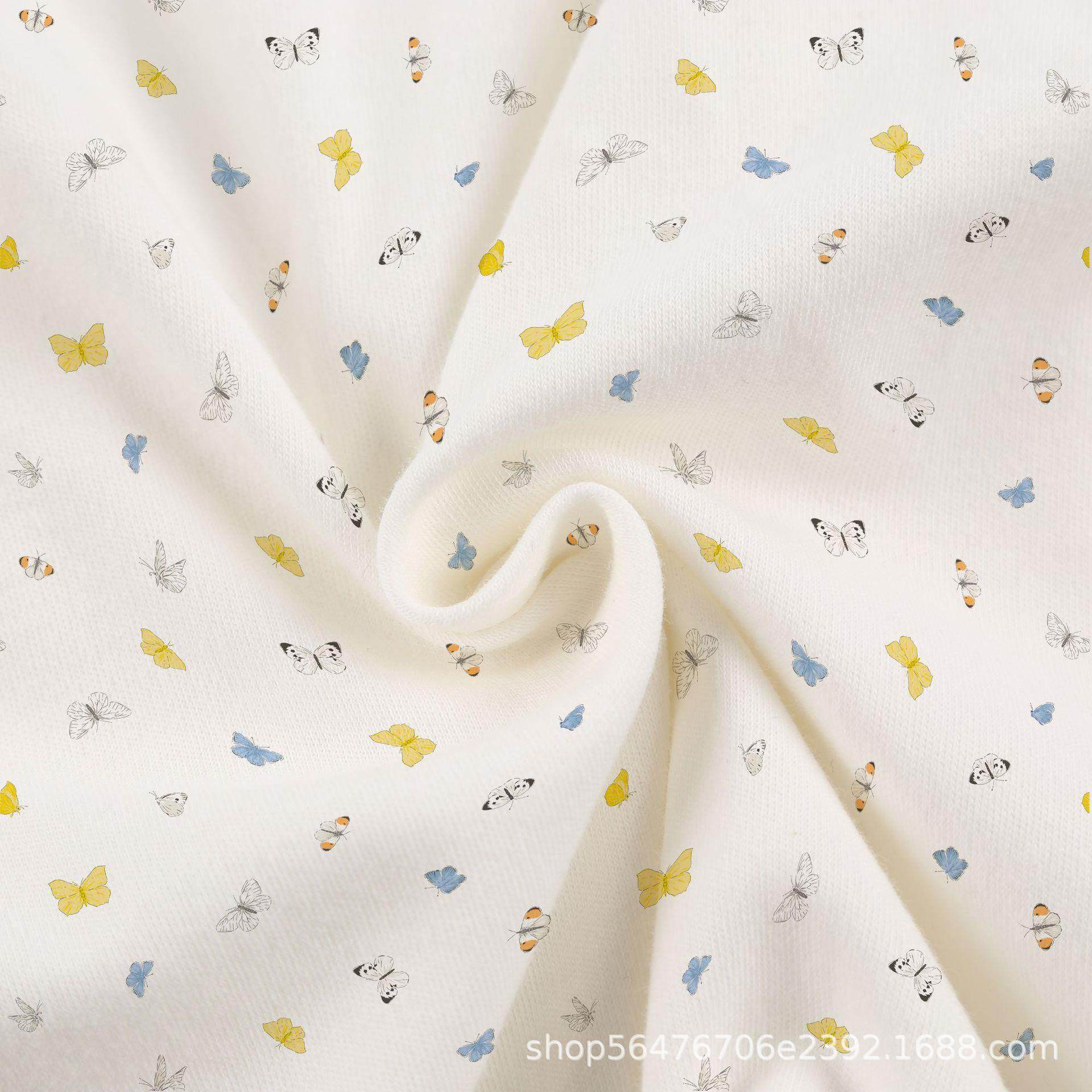 婴儿昆虫卡通全棉数码印花40S棉氨汗布奥代尔直喷数码印花面料,纺织面料/辅料/配套,汗布,淘宝优惠券,粉丝福利购,淘宝优惠卷